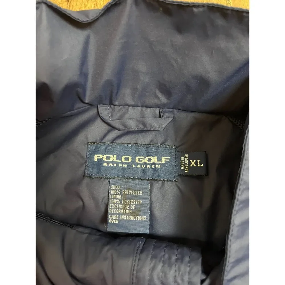 Polo Golf Ralph Lauren 1/2 Zip Windbreaker Wells Fargo Championship XL